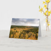 Carte Coucher de soleil à Aspen (Fleur jaune)