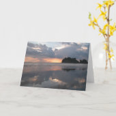 Carte Coucher de soleil à LaPush (Fleur jaune)