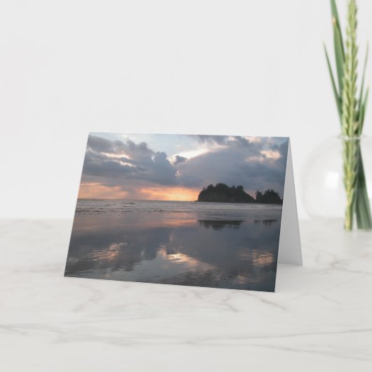 Carte Coucher de soleil à LaPush (Devant)