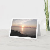 Carte Coucher de soleil à Paphos, Chypre (Devant)