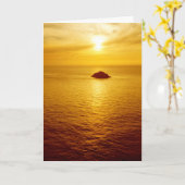 Carte coucher de soleil de Cornwall (Fleur jaune)