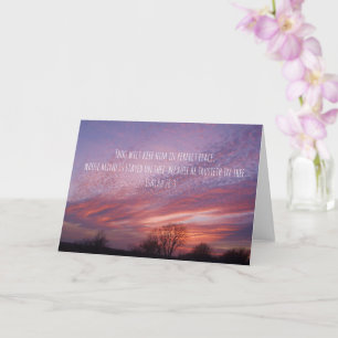 Carte Coucher de soleil de l'Oklahoma avec arbres et ver