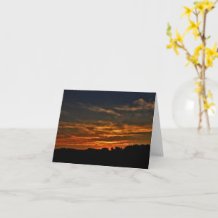 Carte Coucher de soleil d'Halloween