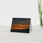 Carte Coucher de soleil d'Halloween (Devant)