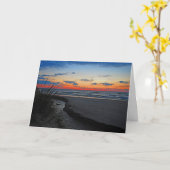 Carte Coucher de soleil du Michigan (Fleur jaune)