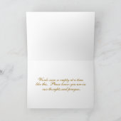 Carte Coucher de soleil en or (Intérieur)