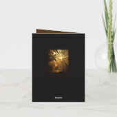 Carte Coucher de soleil inspirant et glorieux avec des r (Dos)