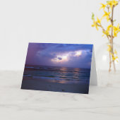Carte Coucher de soleil jamaïcain (Fleur jaune)
