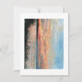 Carte Coucher De Soleil Le Long De La Plage (Devant)