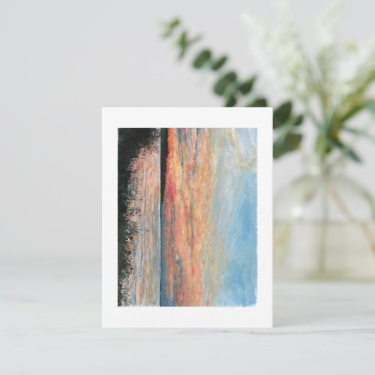 Carte Coucher De Soleil Le Long De La Plage (Debout devant)