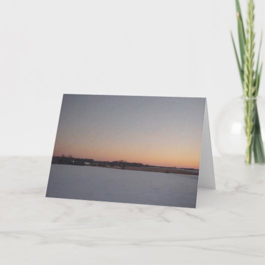 Carte Coucher de soleil n° 1 (Devant)