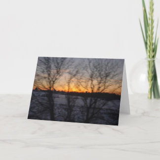 Carte Coucher de soleil n° 3