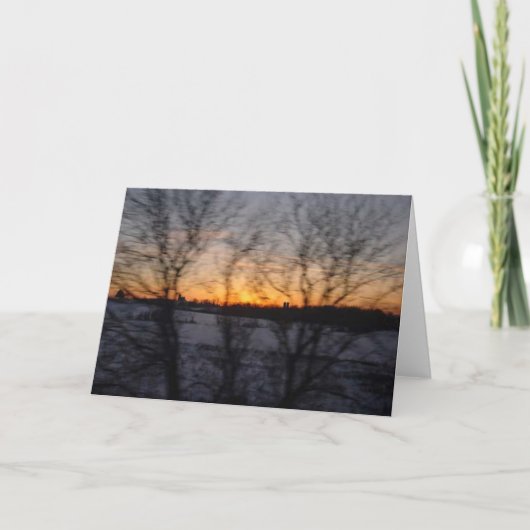 Carte Coucher de soleil n° 3 (Devant)