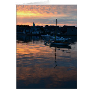 Carte coucher de soleil Nantucket