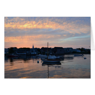 Carte coucher de soleil Nantucket