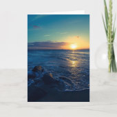 Carte Coucher de soleil Ocean Horizon (Devant)