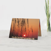 Carte Coucher de soleil parfait - Customisé (Dos)