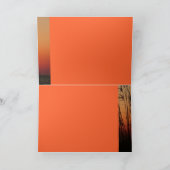 Carte Coucher de soleil parfait - Customisé (Intérieur)