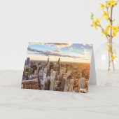 Carte Coucher De Soleil Sur Chicago (Fleur jaune)