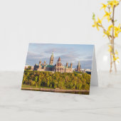 Carte Coucher de soleil sur la Colline du Parlement - Ot (Fleur jaune)