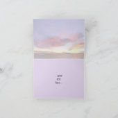 Carte Coucher de soleil sur la mer, coutume (Intérieur)