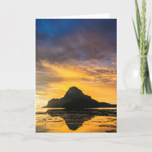 Carte Coucher de soleil sur l'archipel de Bacuit