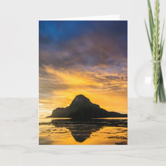 Carte Coucher de soleil sur l'archipel de Bacuit (Devant)