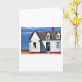 Carte Coucher de soleil sur le chemin de fer - Edward Ho (Fleur jaune)