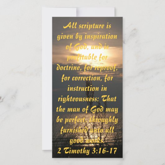 Carte Coucher de soleil sur le lac Michigan Signet d'imp (Devant)