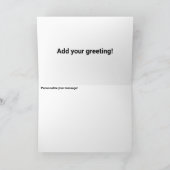 Carte Coucher de soleil sur l'éléphant africain (Intérieur)