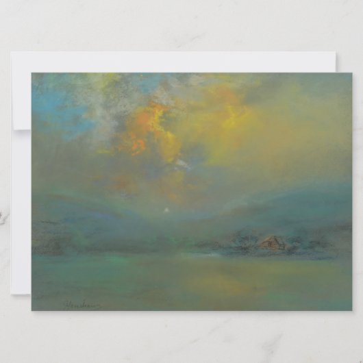 Carte Coucher de soleil sur les collines (par Glenn Coop (Devant)