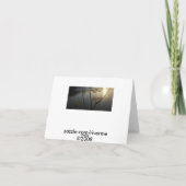 Carte Coucher de soleil sur les vagues/la pensée de vous (Dos)