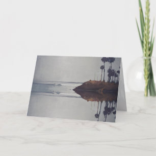 Carte Coucher de soleil Topanga Surf W/LosAngeles Logo C