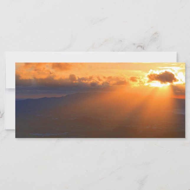 Carte Coucher du soleil (Devant)
