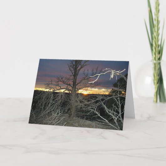 Carte Coucher du soleil (Devant)