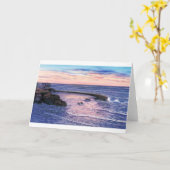 CARTE COUCHER DU SOLEIL À LA PISCINE DES ENFANTS, LA (Fleur jaune)