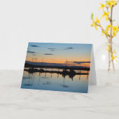 Carte Coucher du soleil à l'île d'antilope, UT (Fleur jaune)