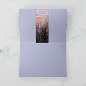 Carte Coucher du soleil avec des herbes (Intérieur)