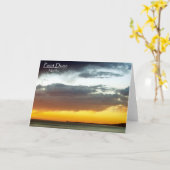 Carte Coucher du soleil de Dume de point (Fleur jaune)