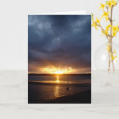 Carte Coucher du soleil de Kam de fort (Fleur jaune)