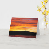 Carte Coucher du soleil de réservoir (Fleur jaune)