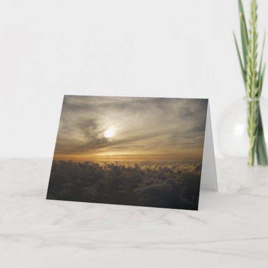 Carte Coucher du soleil des cieux de Maui (Devant)