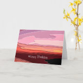 CARTE COUCHERS DE SOLEIL (Fleur jaune)