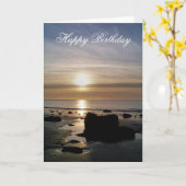 CARTE COUCHERS DE SOLEIL (Fleur jaune)