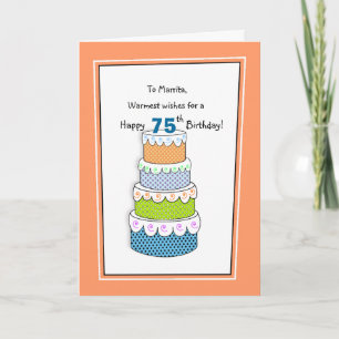 Carte Couches de désirs 75ème ou tout âge Anniversaire