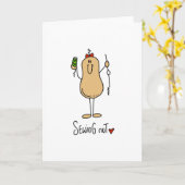 Carte Coudre Nut (Fleur jaune)