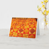 Carte Couette, cosy et chaleureux (Fleur jaune)