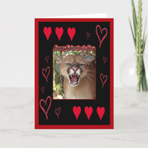 Carte Cougar Valentine