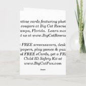 Carte Cougar Valentine (Dos)