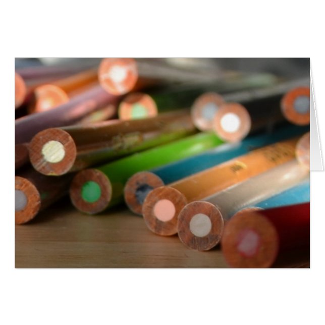 Carte couleur créative (Devant horizontal)